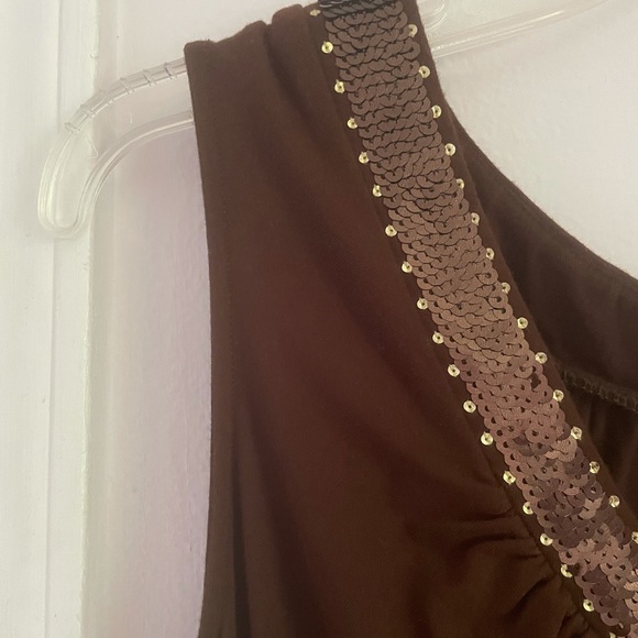 Caché -like new- embellished sleeveless top. Size L - Picture 5 of 6